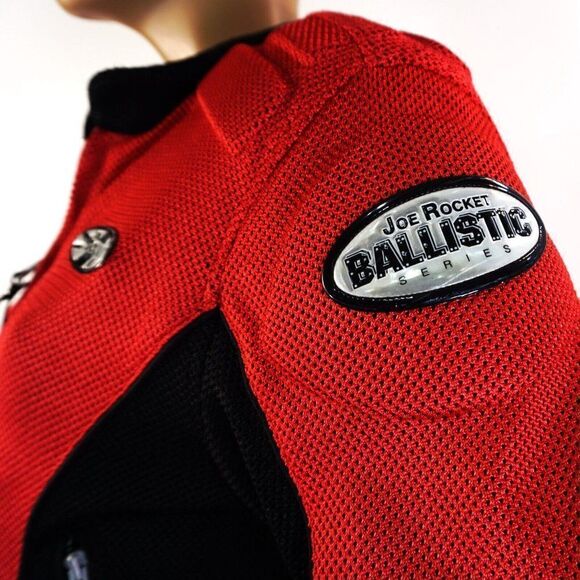 2 Joe Rocket Jackets Ballistic Series Armored Red Ion Mesh Womens Sz S VTG 2002 - Picture 8 of 14
